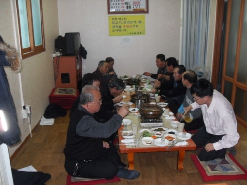 2010년 군내면 노인회 임원회의 실시