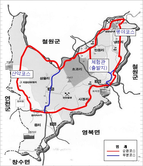 올레길에 버금가는 관인면 순환 자전거 및 트레킹 코스 조성 논의