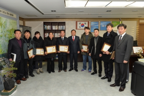 포천시, 2014년 농산물축제 한마당 유공자 표창 수여
