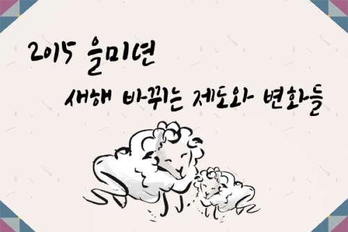 2015년 을미년에 바뀌는 제도와 변화들