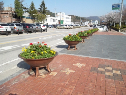 포천시, 전 시의 공원화 사업 꽃묘 식재