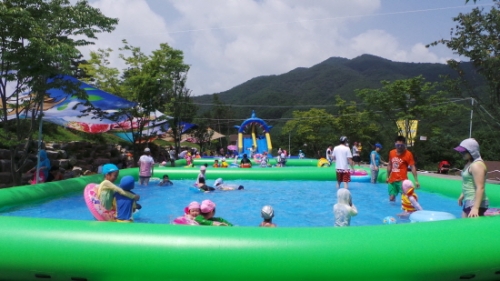 포천 천보산자연휴양림, 숲속 물놀이장‘개장’
