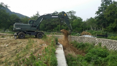 포천시 영북면-1기갑여단, 부소천 하천 준설작업