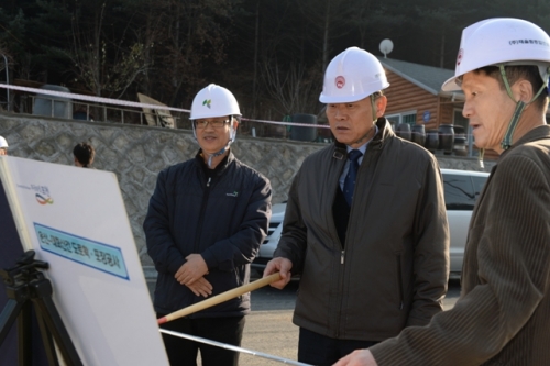 포천시장, 운산~대회산 도로공사 등 주요사업장 현장 확인