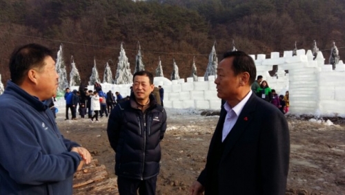 포천시장, 연휴기간 겨울축제 현장점검 나서