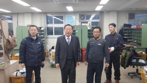 서장원 포천시장, 새해맞이 우체국 방문