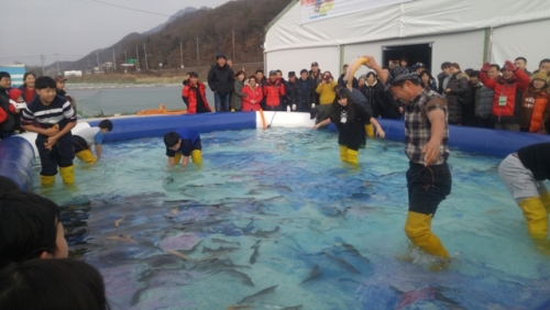 “송어 낚시 체험 등 다양한 먹거리”제1회 포천 송어 축제 개최