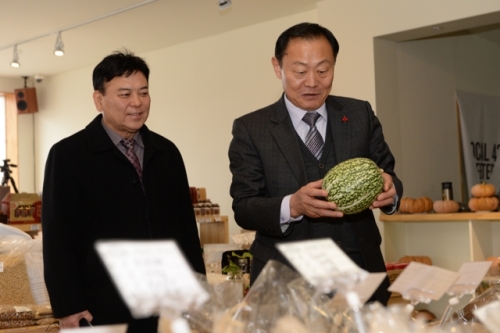 서장원 포천시장, 포천로컬푸드 파머스마켓 방문