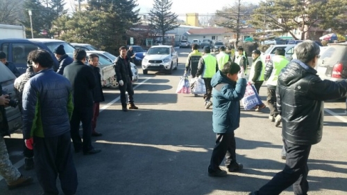 포천시 관인면, 설맞이 대청소 실시