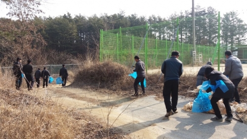 포천시 관인면, 관내단체와 함께하는 대청소