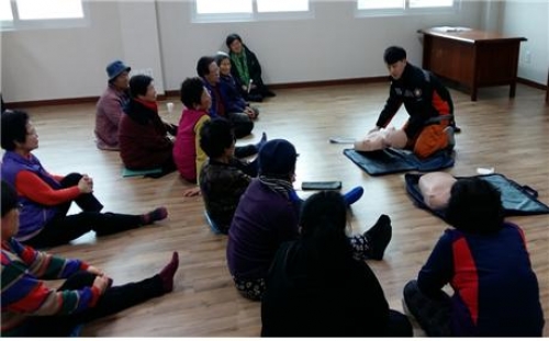 포천시보건소-포천소방서, 어르신들을 위한 소방안전교육 실시