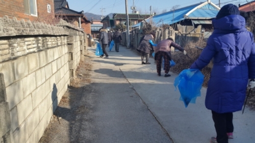 포천시 이동면, 새봄맞이 대청소 실시