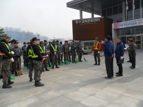 포천시, 창수면 봄맞이 국토대청소 실시