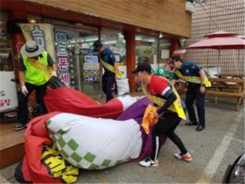 민관 합동 불법광고물 일제정비