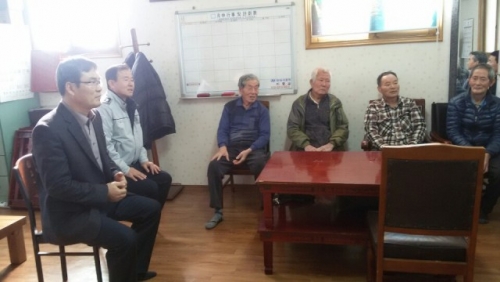 포천 영중면장, 관내 경로당 어르신 새해인사