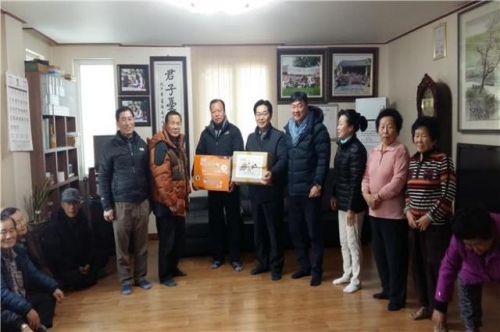창수면, 사랑의 떡 나눔 행사 개최