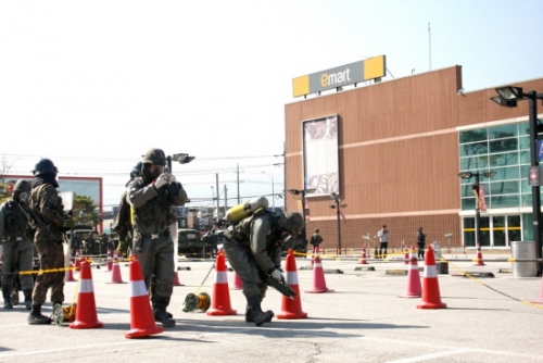 6공병여단, 다중이용시설 대테러 훈련 펼쳐