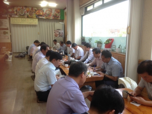 포천시장, 가뭄대책 읍면동장 조찬간담회 개최