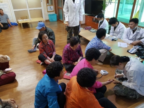 민·관·군 상생협력의 육군 제26기계화보병사단 의료지원