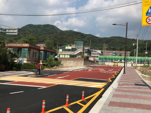 포천시, 영북체육공원 도시계획도로 개설공사 완료