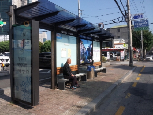 포천시, 버스승강장 발열의자 설치