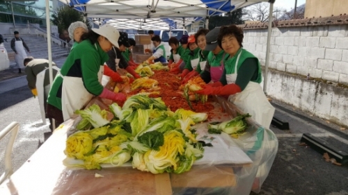 포천시 영북면 새마을협의회, 사랑의 김장김치 전달