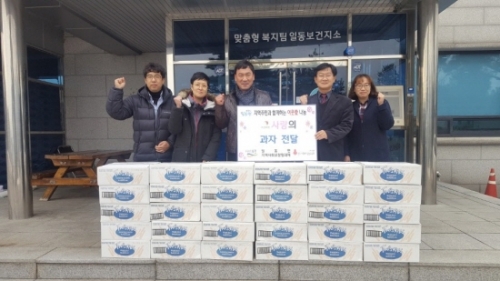 포천 일동면 기산식자재마트(주),‘사랑의 과자’기탁