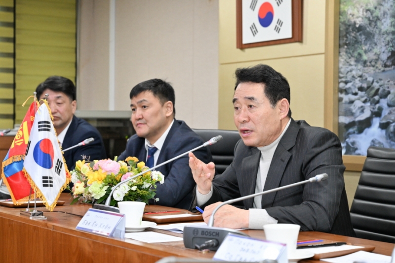 몽골 초이발산시 외교사절단 간담회