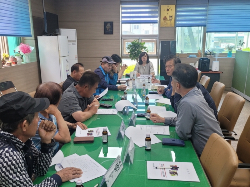 내촌면, 포도농가의 일손을 돕기 위한 농가와의 간담회 개최