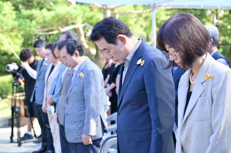 포천시, ‘위안부 피해자 기림의 날’ 행사 개최...추모의 물결 이어져