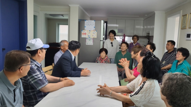 포천동장, 경로당 현장 방문... 주민과의 소통 강화