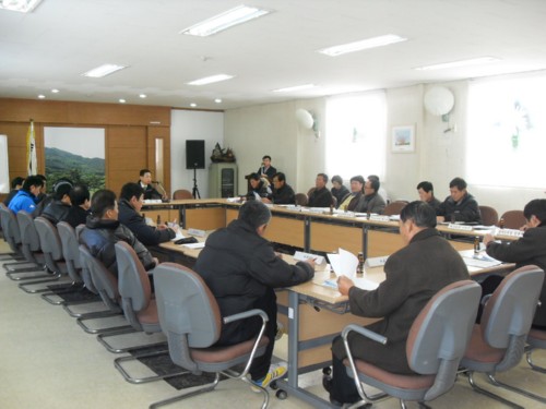 포천시 군내면 이장회의 개최