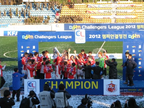 ﻿2012년 챌린저스 리그 우승! 포천시민축구단!!