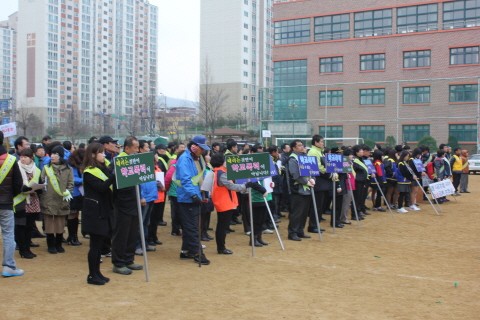 ‘폭력 없는 학교, 희망 소흘 만들기’가두캠페인 실시