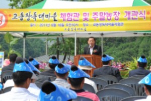 교동장독대마을 주말농장 및 체험관 개관식