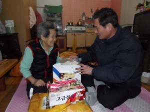 영중면, 따뜻한 설맞이 위문