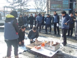 포천동 주민자치위원회‘지신밟기’행사 개최