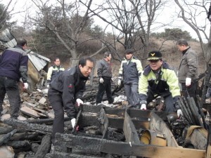 가산면의용소방대 사랑의 봉사 활동 전개