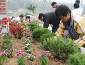 신북면, 장애우와 함께하는 아름다운 화단 조성사업 추진