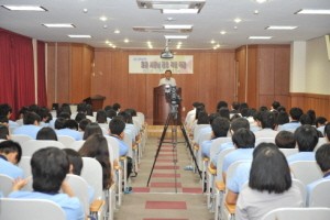 일동중학교, 서장원 포천시장 초청 명사특강 개최  
