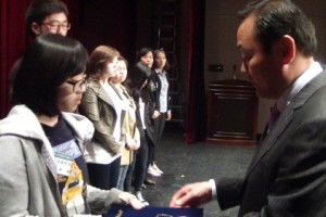 포천시 미래의 꿈과 희망!  장학증서 및 장학금 전달식